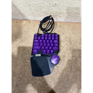 Madgiga P1 Gaming Tastatur Lila Kabelgebunden USB Multi-Lighting 35 Tasten für Windows PC