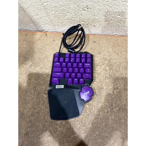 Madgiga P1 Gaming Tastatur Lila Kabelgebunden USB Multi-Lighting 35 Tasten für Windows PC