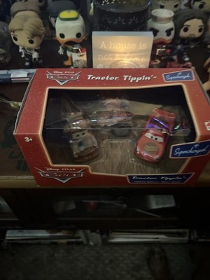 cars tractor tipping