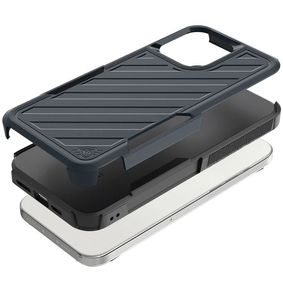 For Motorola Edge 2025 Noble Hybrid Armor Case w/Belt Clip Holster Cover - Image 4 of 4