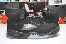 sz 8 jordan 5 black metallic reimagined