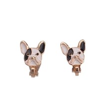 Cute Cartoon Animal Shape Clip on Earrings Non Pierced Luxury Fashion Small Clip