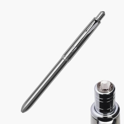 Sonnet Stainless Steel CT Crystal Grayish Beige 3-in-1 Ballpoint Pen