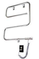 Myson Sapphire WSPHR03 Electric Towel Warmer in BRIGHT CHROME, 20" x 26" New 