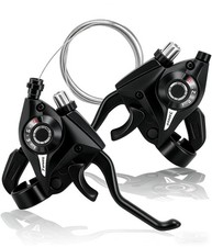 3x7 Speed Bike Shifter Brake Levers Combo, 21-Speed Integrated Bicycle Gear