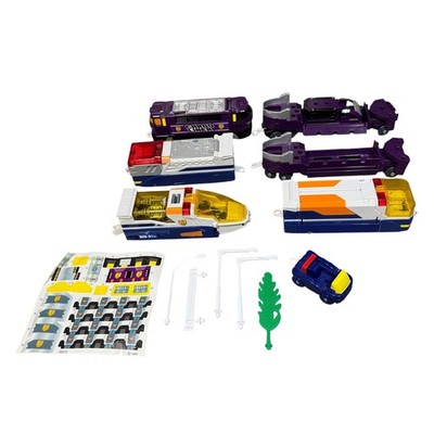 Tomy Cargo Liner ARM Container Truck Train Set Stickers Figures Lot Multi-Color