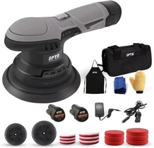 Cordless Car Buffer Polisher, SPTA Polisher with 2Pcs 12V Lithium Rechargeable..
