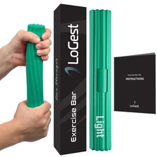 Logest Light Twist Hand Exerciser Bars - Tennis Elbow, Golfer's Elbow, Tendon...