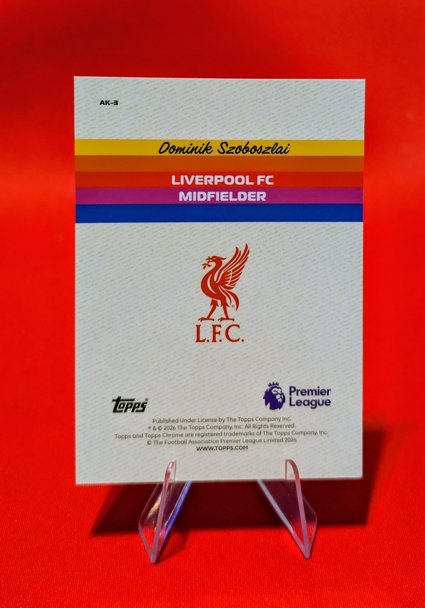 🔥Dominik Szoboszlai -2026 Topps Chrome Premier League Alive And