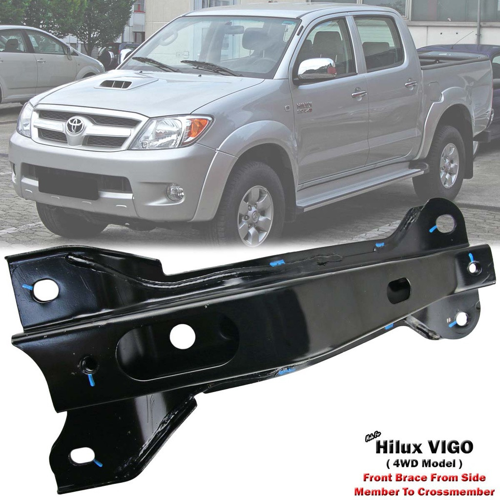Front Brace From Side Member To Crossmember For Toyota Hilux VIGO 4WD 2005-2014