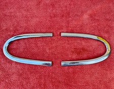 1948 1949 1950 Ford Truck F1 F2 Front Hood Latch Stainless Trim Bull Nose
