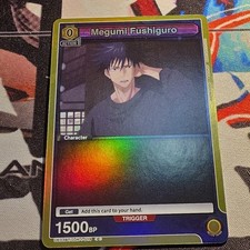 Union Arena Megumi Fushiguro Foil Character 1500 BP Card 019 Trigger