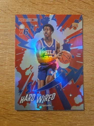2026 Topps NBA Hoops Hard Wired VJ Edgecombe HW-23 Philadelphia 76ers RC