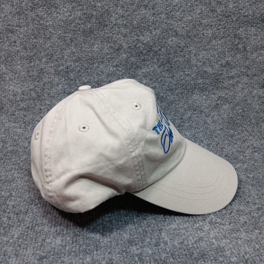 Retro Tennis Hat The Laundress Tennis Club Leather Strap Adams Ivory Blue Preppy View 2