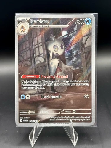 Pokémon TCG Froslass 174/167 Twilight Masquerade Illustration Rare Card
