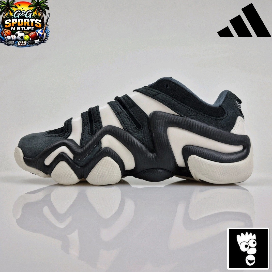 キラキラ　329 276 Adidas Crazy 8 Low Sneaker JI0338 Black/White MEN'S 6 / WOMEN'S 7