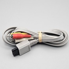 Nintendo Wii AV Cable RVL-009 OEM RCA Audio/Video Cord for Wii  Wii U Refurb