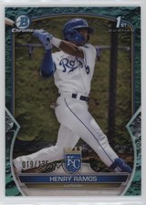 2023 Bowman Chrome Prospects Aqua Lunar Crater Refractor 19/125 Henry Ramos 0wq