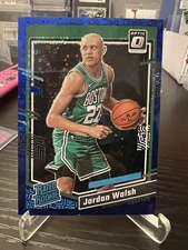 2023-24 Donruss Optic - Rated Rookie Jordan Walsh #227 Blue Velocity Prizm 38/49