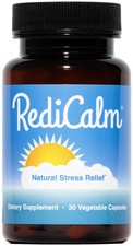 Natural Stress Relief Dietary Supplement 30 Vegetable Capsules