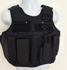 SAFARILAND V1 Armor Carrier Side Open Fix Pockt L SHORT 2413-2212 Navy laser Cut