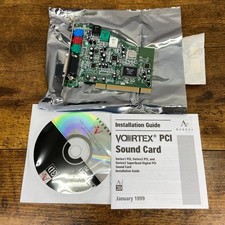 3D PCI Sound Card Aureal Vortex AU8820 BA88ST20A-02 with driver CD