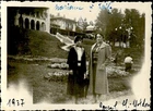 IMR02935 romania bacau slanic moldova women standing resort park 6x9 cm 1937