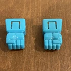 VINTAGE 1992 TRANSFORMERS G2 RAMJET RIGHT AND LEFT FISTS PARTS EXCELLENT
