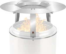 19.5 Inch 304 Stainless Steel Fire Pit Heat Deflector