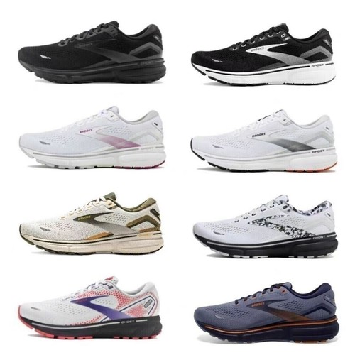 NUEVO Brooks Ghost 15 Unisex Zapatos para Correr Negros/Plateados Acolchados Tenis para Carretera - Imagen 3 de 29