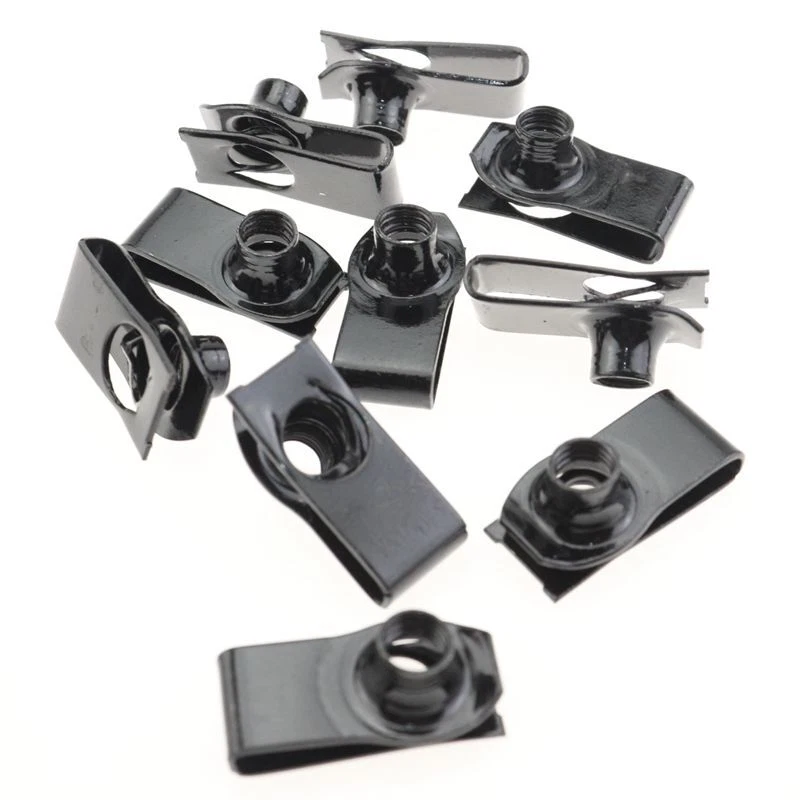 Clip de tuercas en U extruidas multiusos 20 piezas M8x1,25 para GM Ford Chevrolet 1516150 Foto 2 de 4