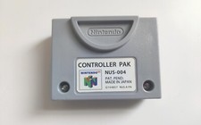 Official Nintendo 64 N64 Controller Pak OEM Memory Card