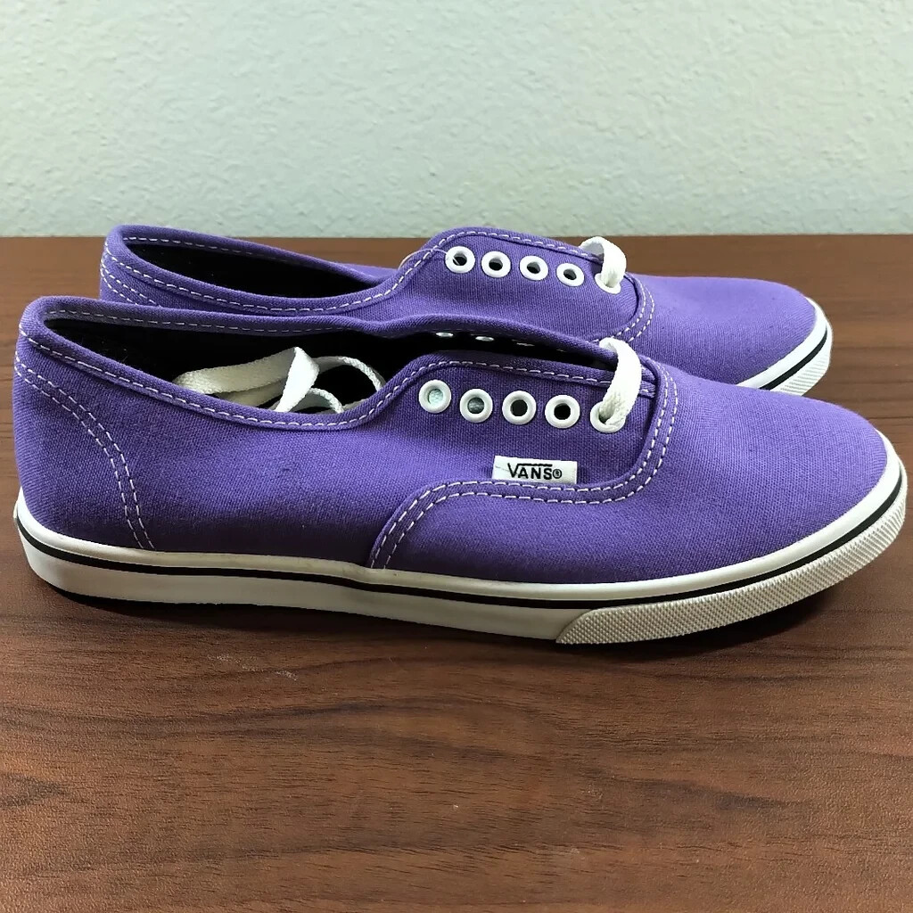 New Vans Authentic Lo Pro Skate Shoes - Purple - Women's