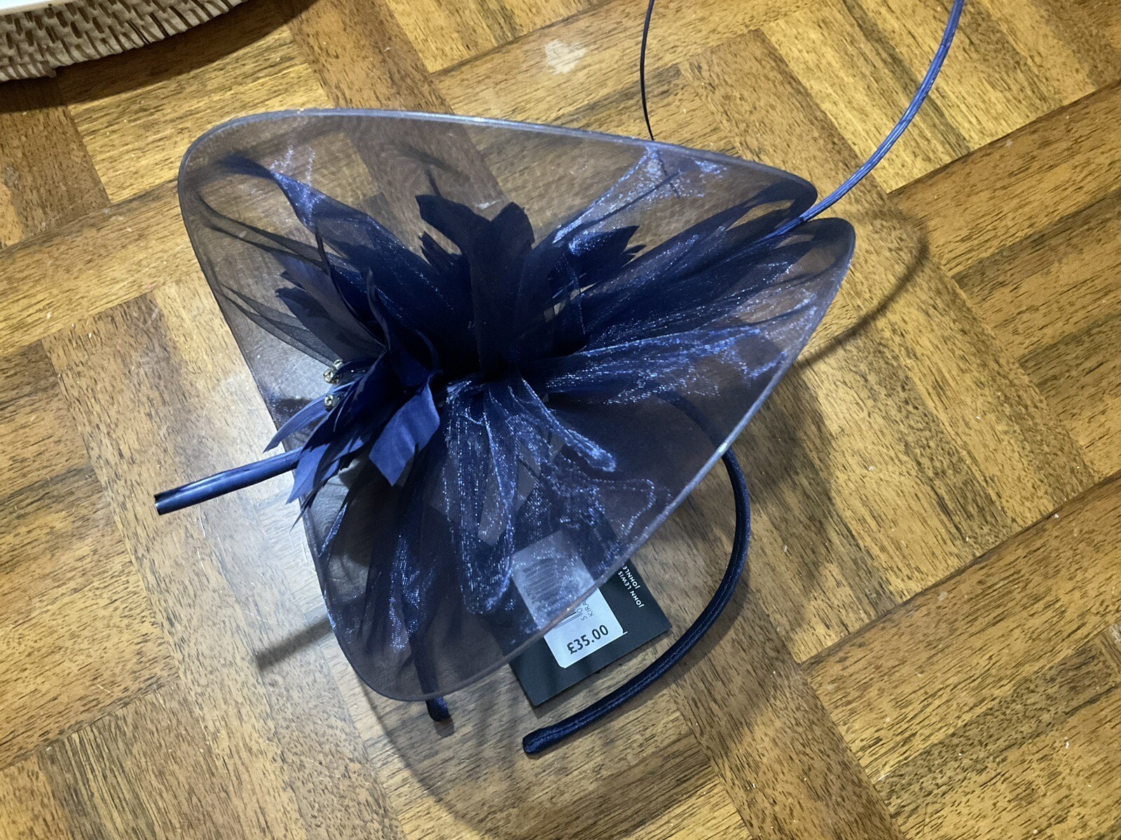 Blue Fascinator John Lewis eBay