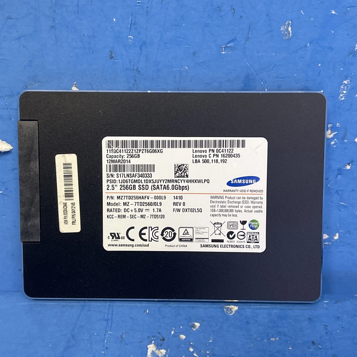 Samsung MZ-7TD2560/0L9 2.5&#034; SSD Solid State Drive | eBay