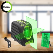 Huepar BOX-1G Green Beam Cross Line Laser Level DIY decoration level Install