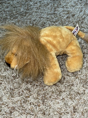 Mary Meyer Stuffed Lion Floppy 2000 Plush Stuffed Animal Vtg - Picture 2 of 6