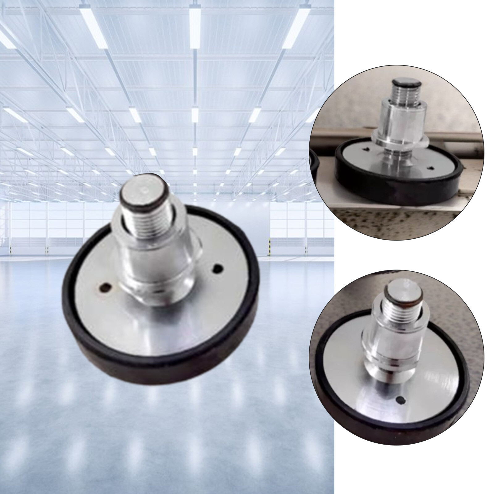 Car Lift Rubber tray adjustable Heightening Feet Pads Shaft diameter 38mm USApRR