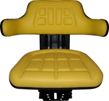 Yellow Tractor Suspension Seat Fits John Deere 2140 2150 2155 2240 2255