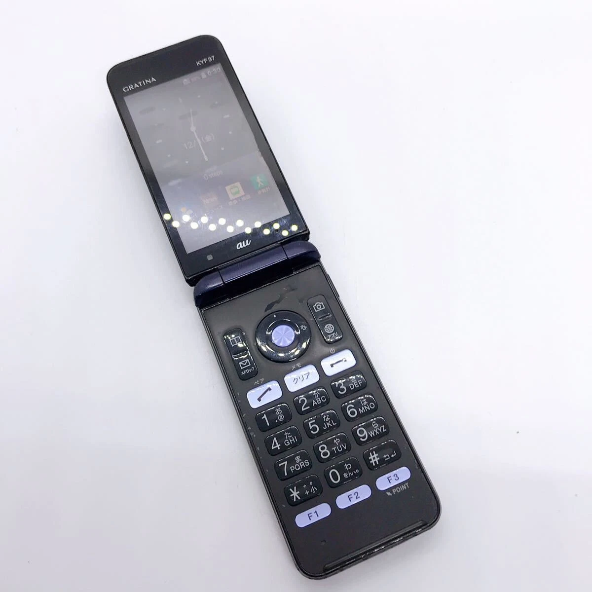 KYOCERA GRATINA 4G KYF37 UNLOCKED KEITAI ANDROID FLIP PHONE BLACK
