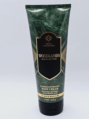 Bath & Body Works Woodlands Men's Collection Body Cream for Men 8 oz