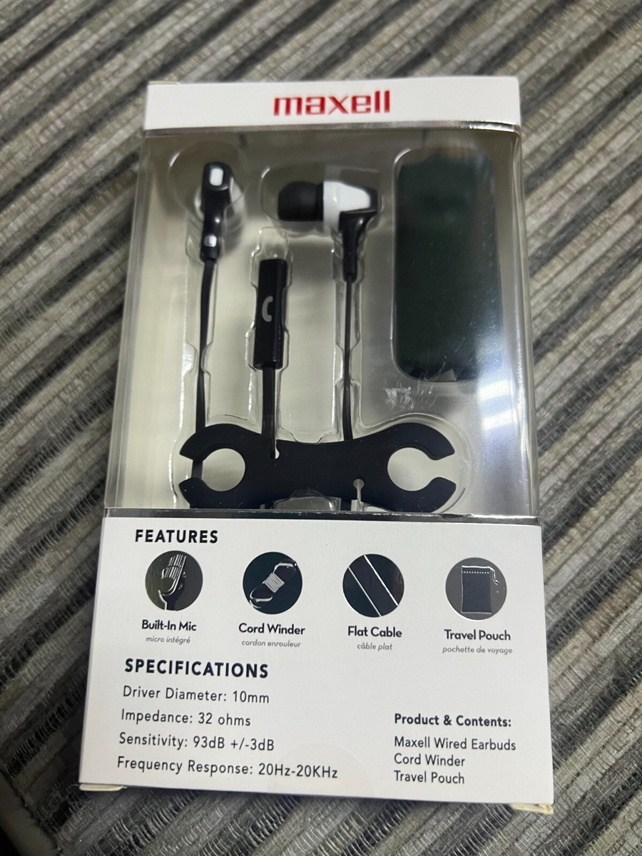 2-Maxell 199818 Mega Trio Earset Stereo Mini-phone