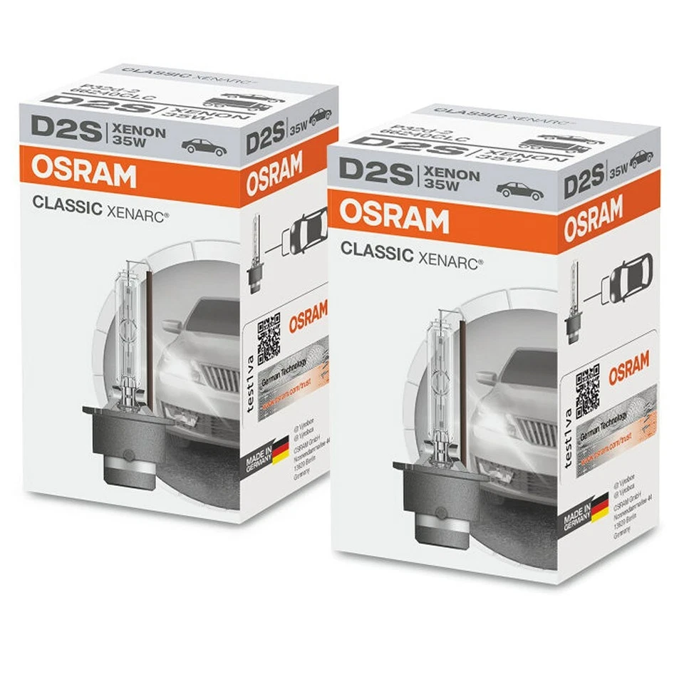 OSRAM XENON XENARC® D2S SCHEINWERFER CLASSIC LAMPE BRENNER 66240CLC 2x - Bild 4 von 4