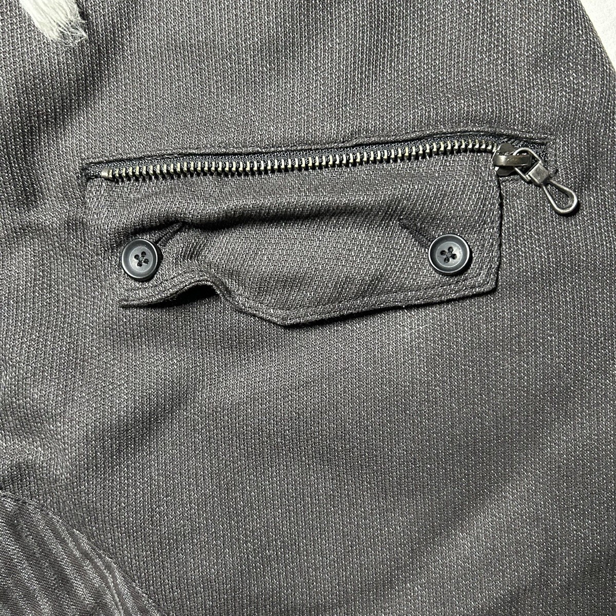 Gene Par Yukio Mishiba Curve Drop Crotch Tapered Pants - 34 x 31 
