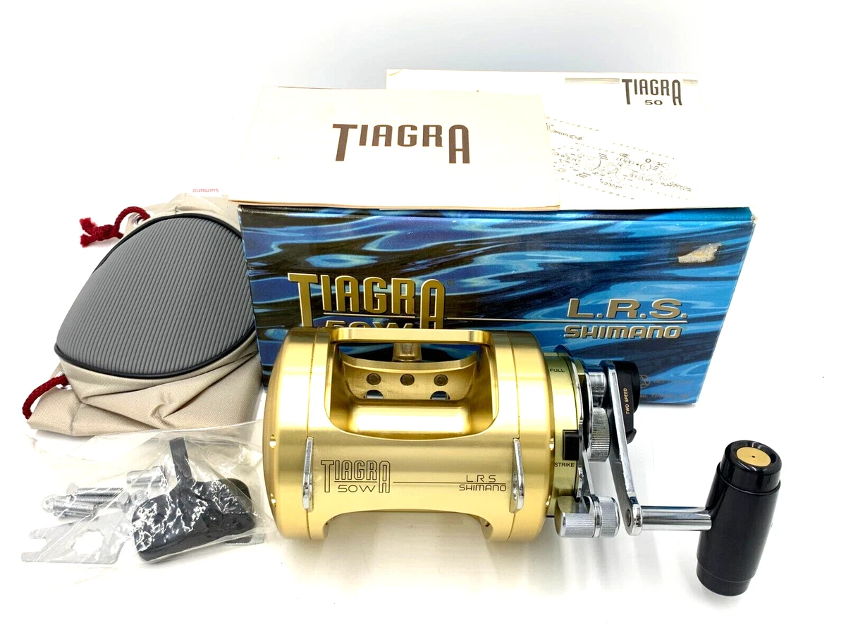 SHIMANO TIAGRA 50W LRS REEL BIG GAME Saltwater Fishing Trolling Excellent 3437N