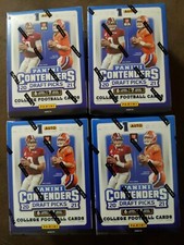 4 X 2021 Panini Contenders Draft Picks Football Blaster Box Lot of 3 Sealed New