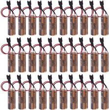 30-Pack FUJI FDK CR8.LHC 17450 3V CR8-LHC Battery for Toto Flush Valve with Plug
