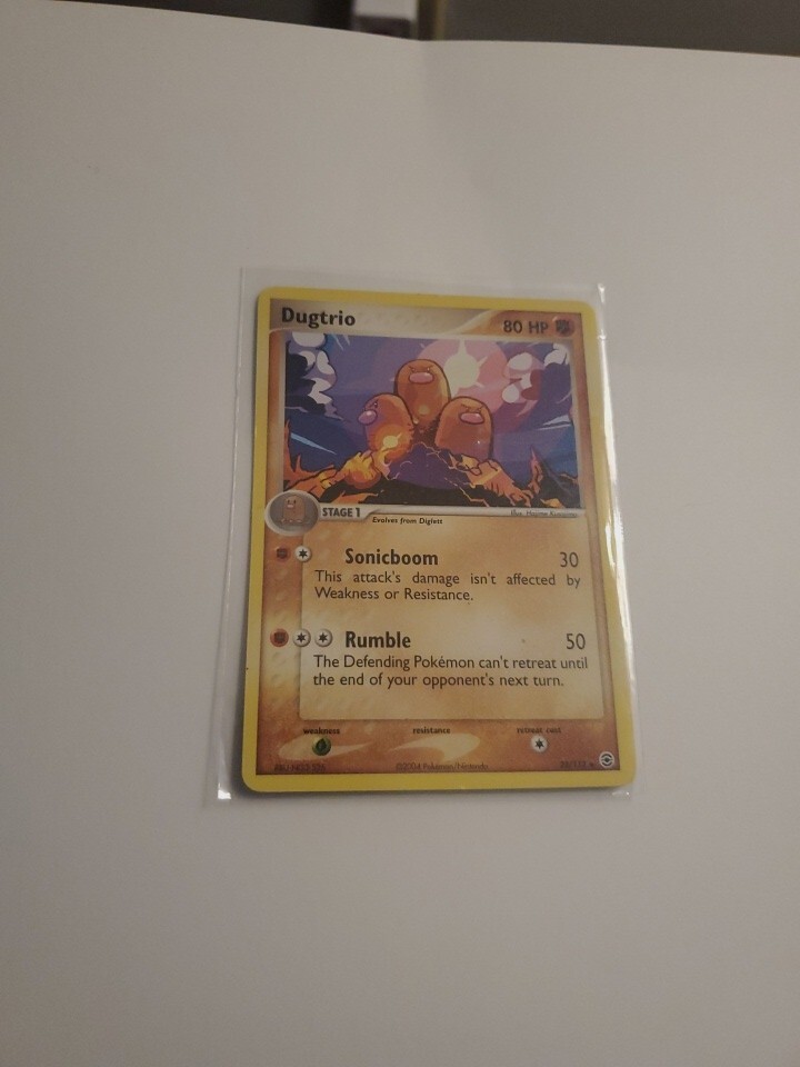Dugtrio 22/112 2004 FireRed LeafGreen Pokemon Card NM