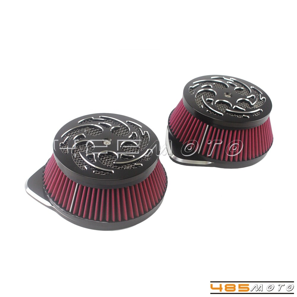 Dual Big Sucker Air Filter Kit For Suzuki Boulevard M109R 06-19
