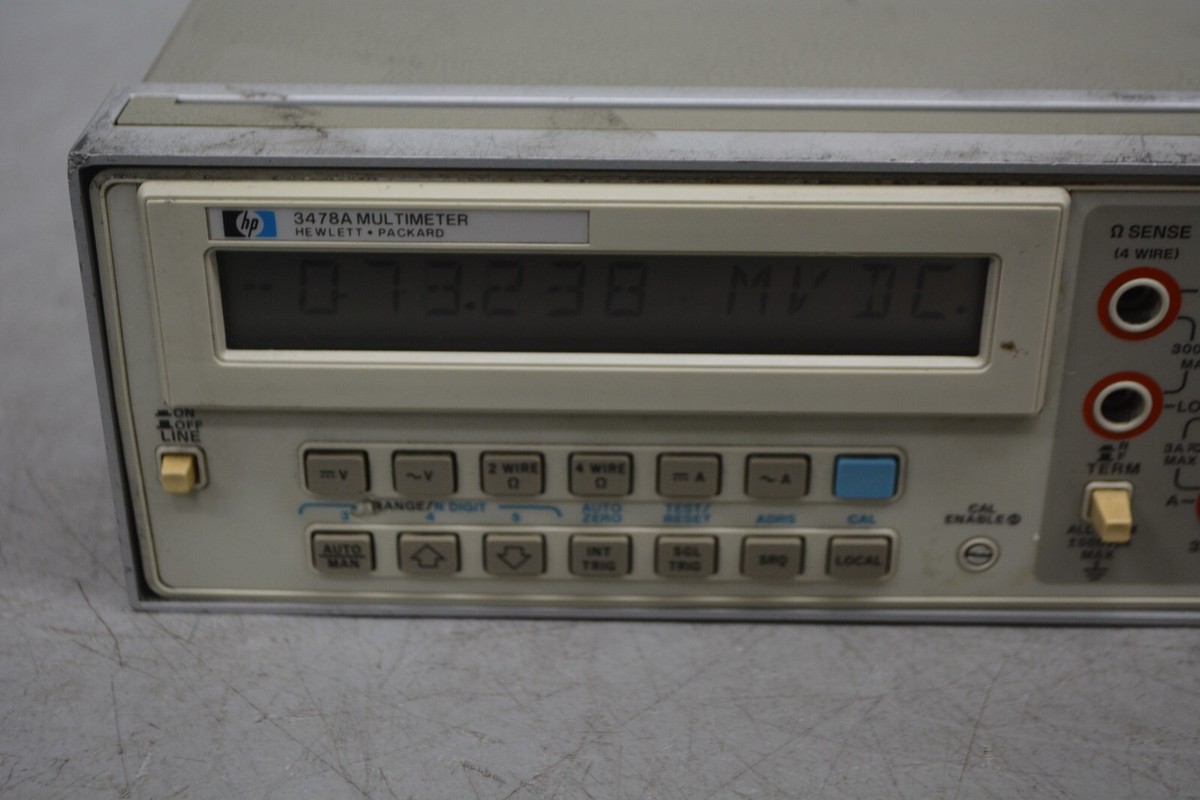 HP 3478A 5.5-Digit Digital Multimeter for sale online | eBay